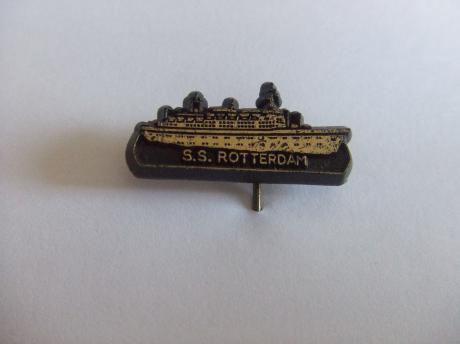 SS Rotterdam Holland amerika lijn zwart-goudkleurig